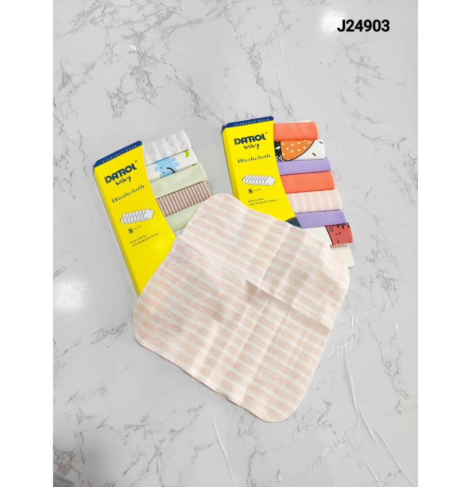 TOALLITA PARA BEBE KIT 8 PC