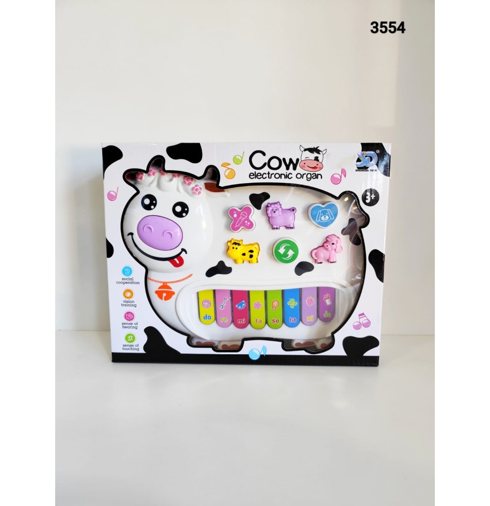 JUGUETE TECLADO VACA