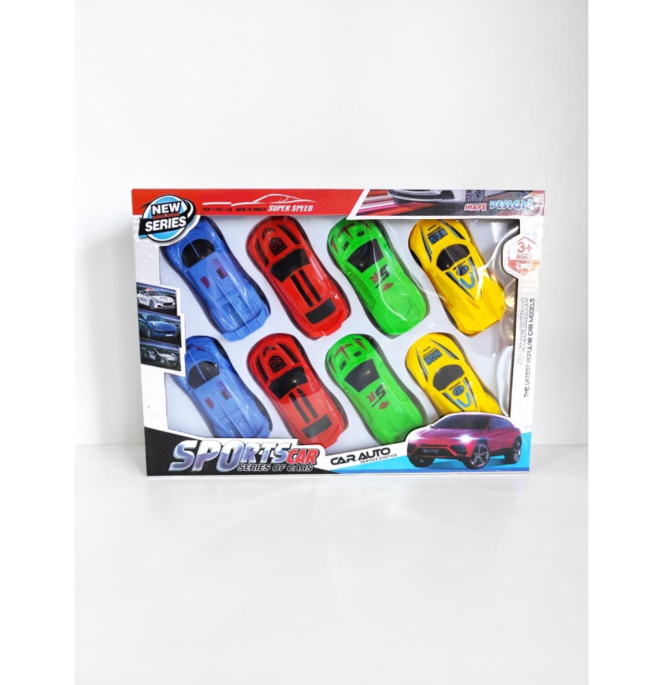 JUGUETE AUTO 8 PCS