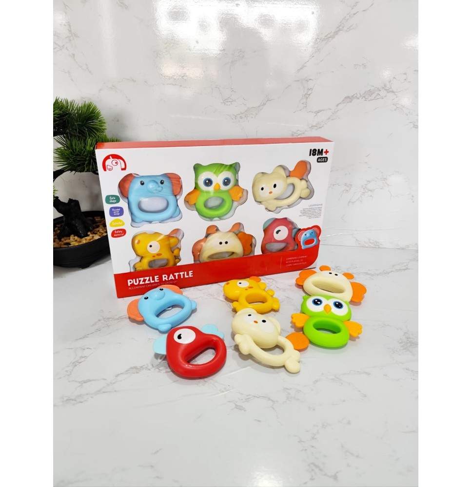 JUGUETE BEBE 6PC  SONAJEROS